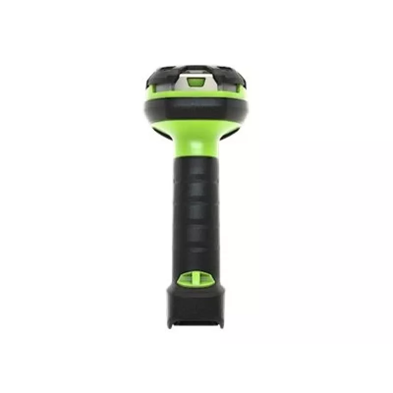 Zebra LI3608-ER20003VZWW lector de códigos de barras 1D de mano resistente, con cable, USB/RS-232/KBW, IP67, motor de vibración, verde industrial