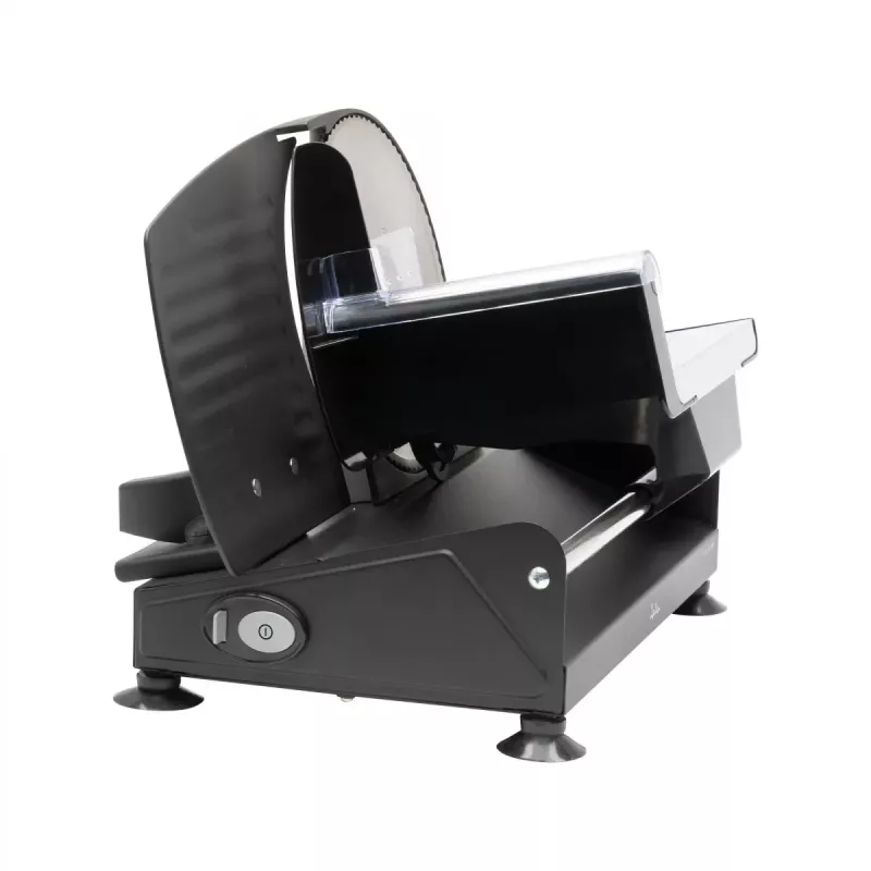 Jata JECF1200 cortafiambres eléctrico, 200 W, cuchilla de acero inoxidable de 190 mm, grosor de corte 0-15 mm