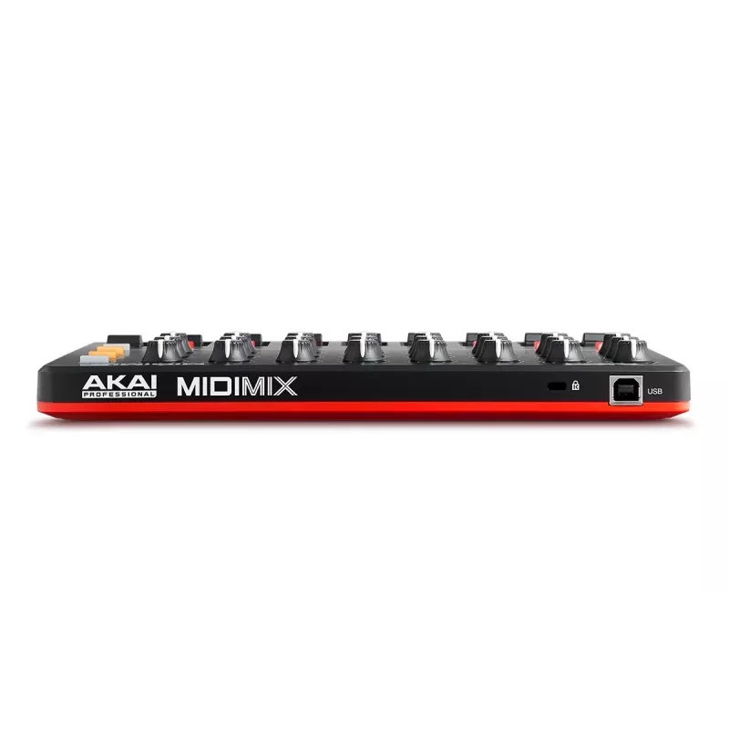 Controlador MIDI Akai MidiMix 3 canales negro rojo