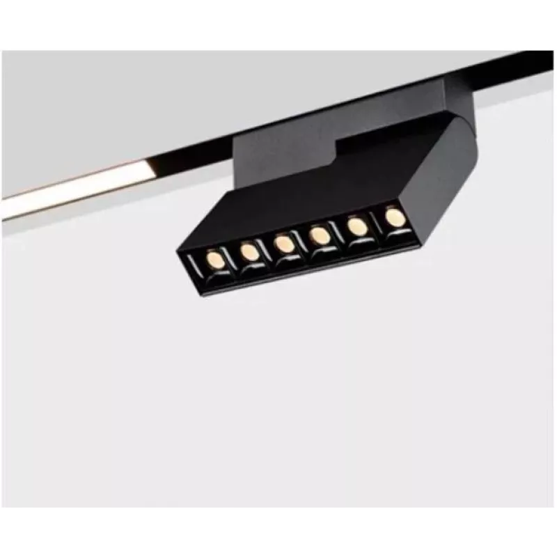 Foco LED para carril VISIONAL VS20-12L-3 — 12W, 3000K para iluminación de carril