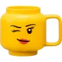 Taza de cerámica LEGO Winking Girl, grande