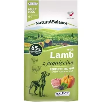 BALTICA Natural & Balance cordero M/L – pienso para perros – 3 kg
