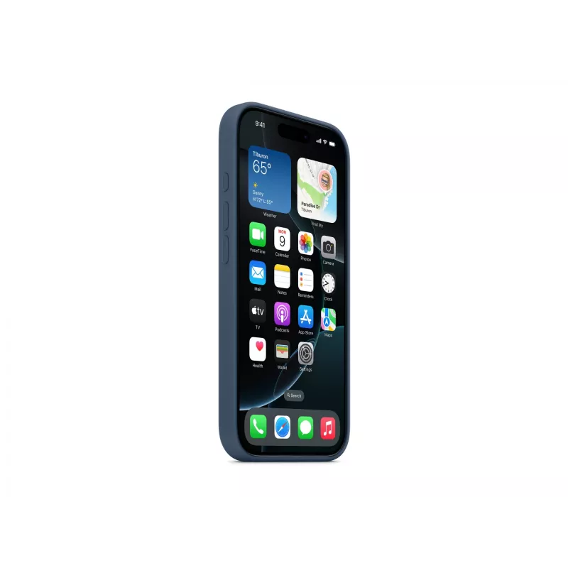 Funda de silicona con MagSafe para iPhone 16 Pro - Denim