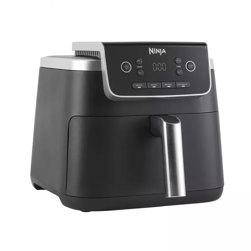 Freidora de aire Ninja AF140EU Single 4,7 L 1750 W negra, 4 programas, LCD, placa crujiente