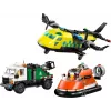 LEGO CITY 60505 Avión, camión de servicio y aerodeslizador