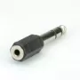 Adaptador de audio ROLINE - conector jack estéreo macho a conector jack mini estéreo hembra