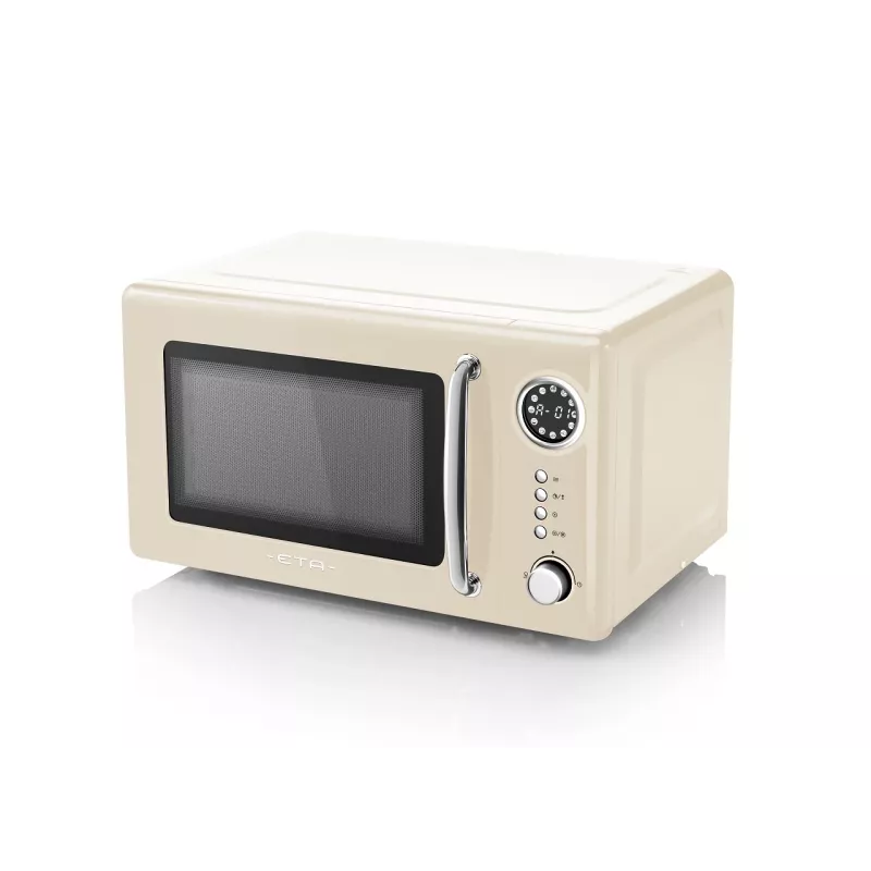Microondas ETA Storio Beige Solo, 20 l, 700 W, 5 niveles de potencia, sobremesa