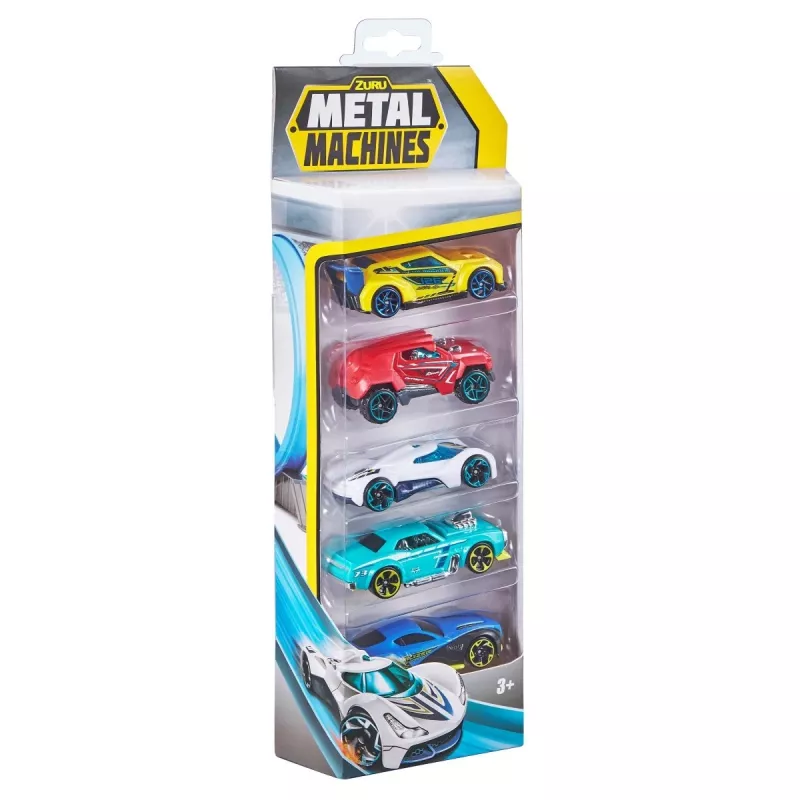 Zuru Metal Machines coches de metal fundido a presión (5 uds.) 1:64, serie 2, surtidos