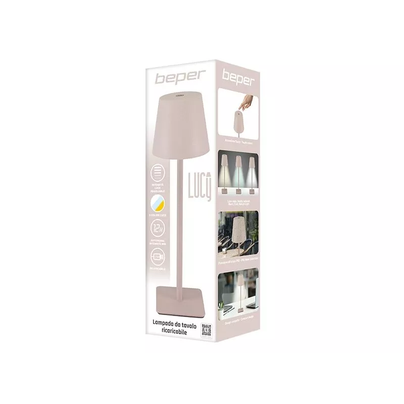 Hervidor Beper P207ILI202 1,7 L acero inoxidable, inalámbrico, elemento calefactor oculto