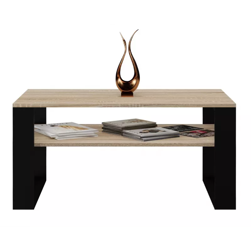 Mesa de centro Topeshop MODERN 1P SON CZ mesa auxiliar / mesa esquinera de centro forma rectangular 2 patas