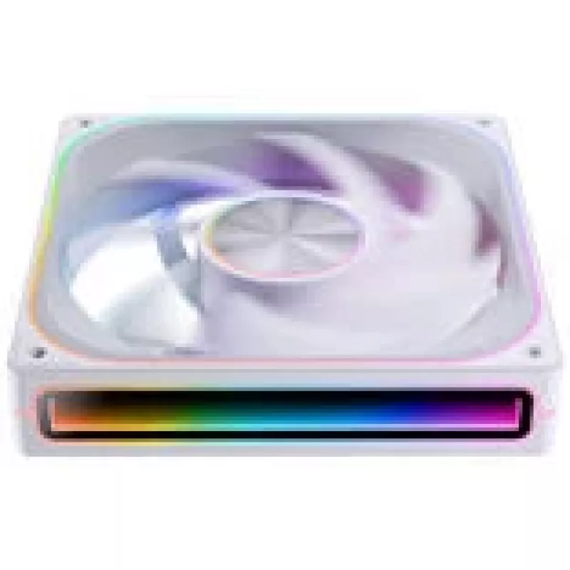 Ventilador de caja Jonsbo ZA-140W PWM ARGB de 140 mm, blanco, Infinity Mirror