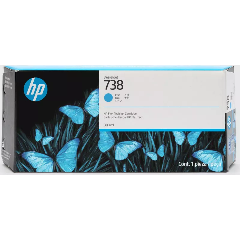 HP 738 300-ml Negro DesignJet cartucho de tinta