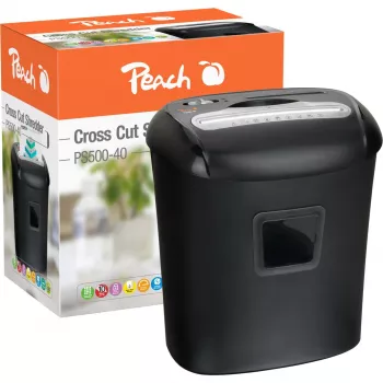 Peach PS500-40 destructora de documentos corte cruzado 68 dB negra