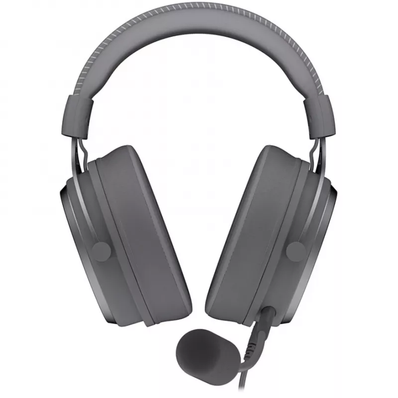 VIRO Plus USB Alt Gray, auriculares gaming gris oscuro, USB-A, jack de 3,5 mm, tarjeta de sonido USB 7.1