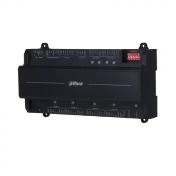 Controlador de puerta de seguridad DAHUA ASC2202B-D — controlador básico de 2 puertas, 12 V, 1,4 A, RS-485, 210×50×106 mm