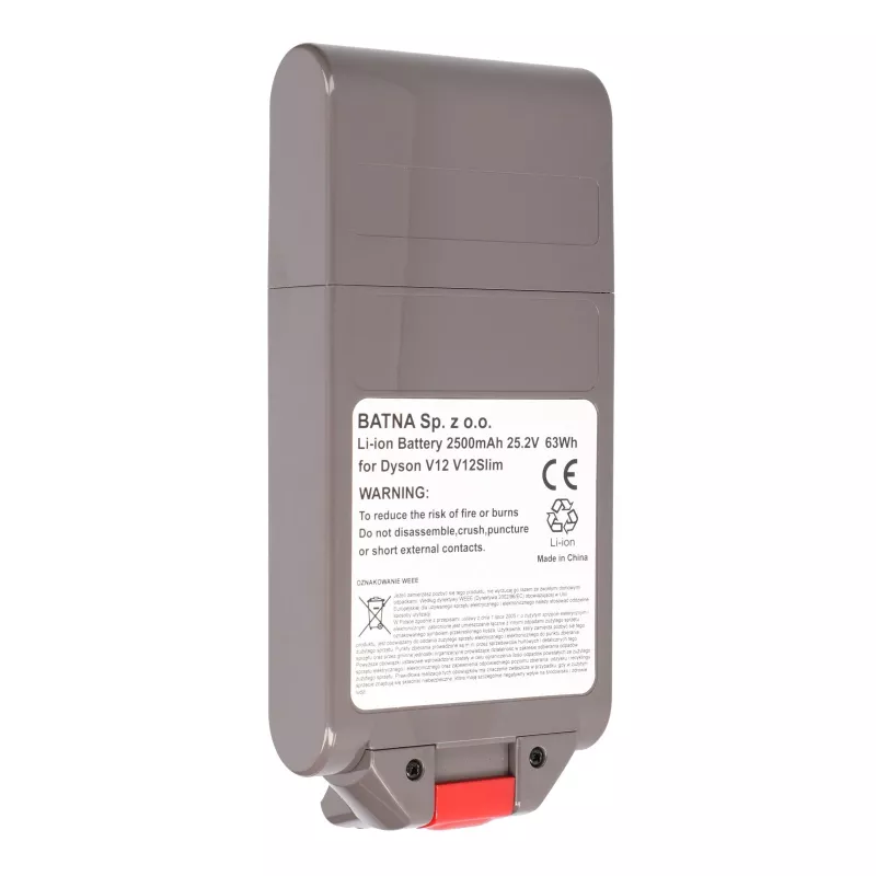 Batería para aspirador Dyson V12, 25,2V 2500mAh