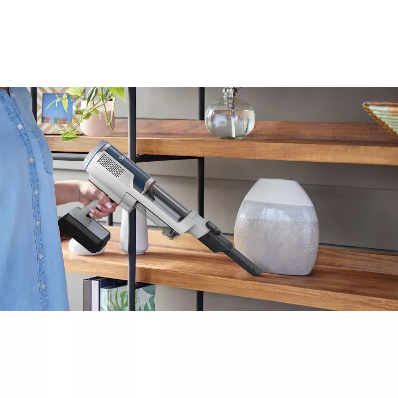 Sharkclean BU3521EU aspirador de escoba/escoba eléctrica aspirador de escoba 2 en 1 batería en seco sin bolsa 21,6 W azul, blanco