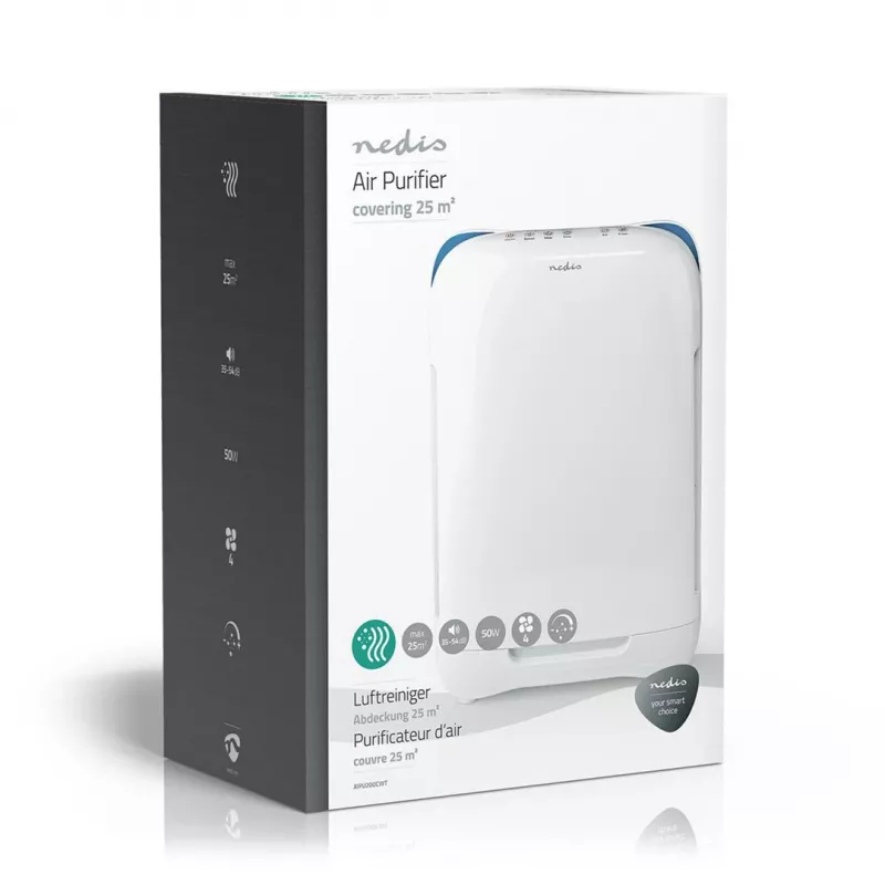 Purificador de aire Nedis AIPU200CWT 25 m² 54 dB 50 W blanco