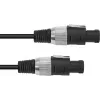 Cable de altavoz Omnitronic 3022110M, conductor 2x1,5 mm², 5 m, negro