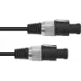 Cable de altavoz Omnitronic 3022110M, conductor 2x1,5 mm², 5 m, negro