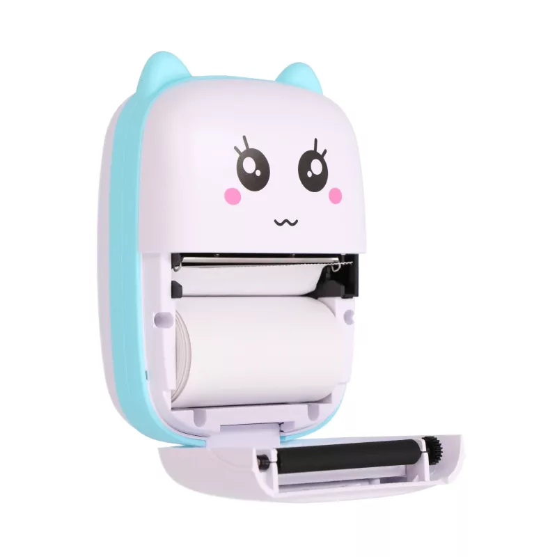 Impresora térmica de recibos Extralink EPP-002 azul — ancho de papel 58 mm