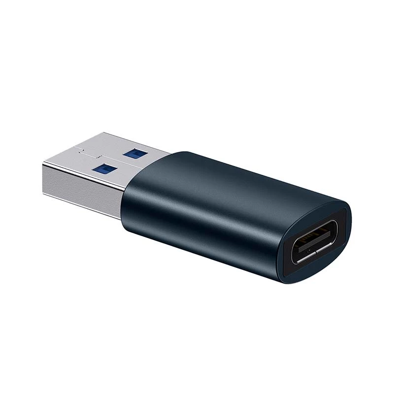 Baseus Ingenuity Adaptador USB-A a USB-C OTG (azul)