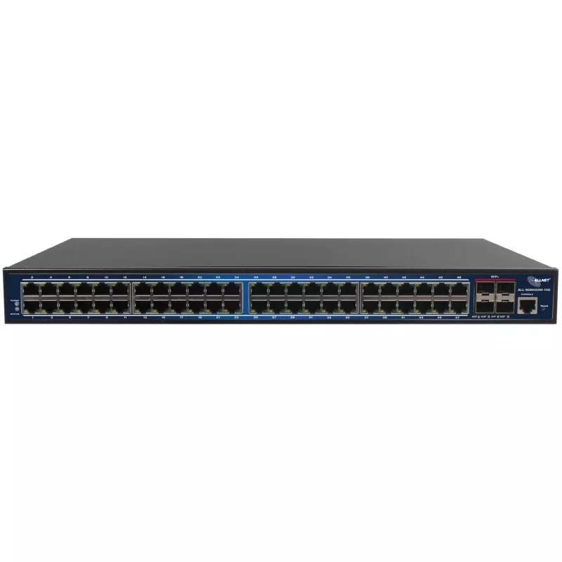 Switch ALLNET ALL-SG8652MJ-10G 48+4P 10G Ethernet gestionado