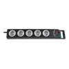 Alargador de corriente Brennenstuhl 1153380115 2,5 m 5 tomas AC Negro Gris
