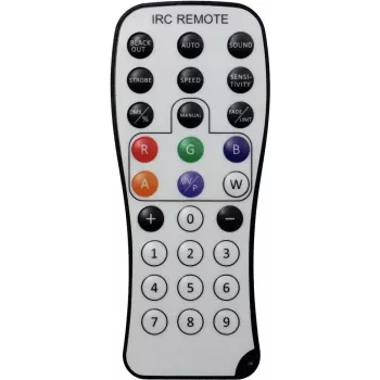 Mando a distancia EUROLITE IR-7 (modelo 50530561) – emisor de infrarrojos para dispositivos EUROLITE compatibles