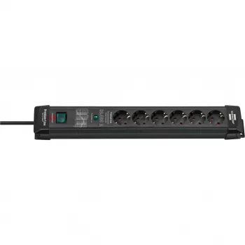 Regleta de enchufes Brennenstuhl 1951160400 1,8 m 6 salidas AC interior negro