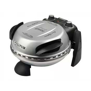 Pizzera G3FERRARI Delizia 1200 W, superficie de piedra, máx. 400 °C, pizza de 31 cm, temporizador, termostato
