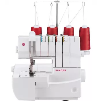 Máquina de coser SINGER 14T970C — 24 puntadas, ojal automático en 4 pasos, 750 puntadas/min, brazo libre, 105 W