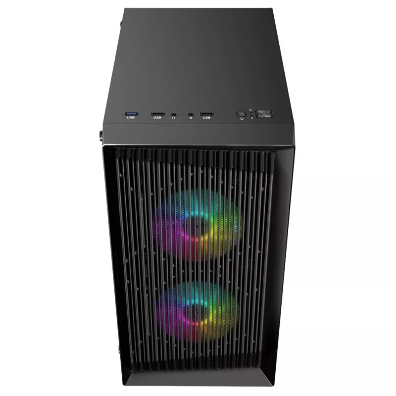 Caja de ordenador Logic Concept Atos AM-ATOS-10-0000000-0002 ATX negra
