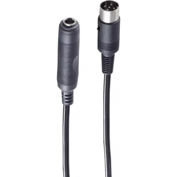 ShiverPeaks BS30201 cable de audio con diodo, DIN 5 pines macho a jack de 6,3 mm 3 pines hembra, 0,2 m