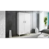 Cama Meble LOTTA 2D2D armario, blanco + roble Sonoma