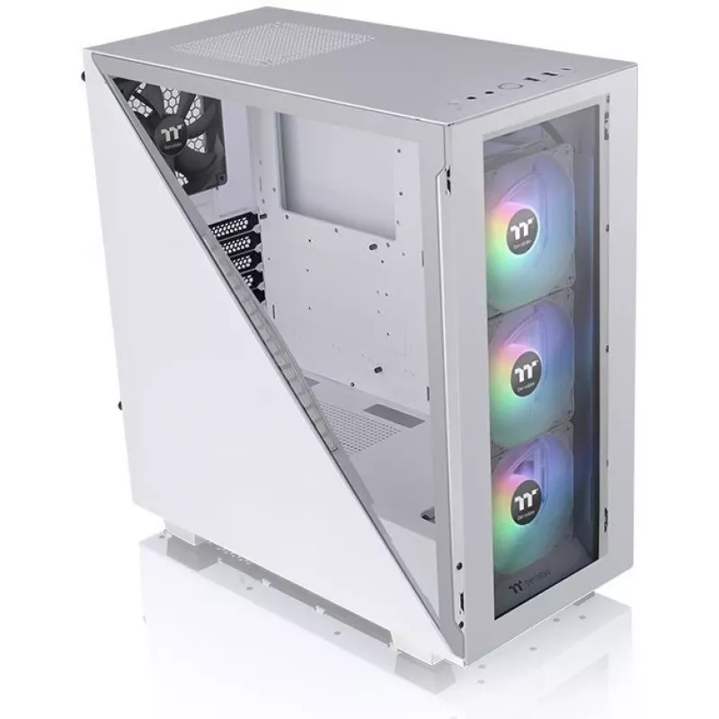 Caja de PC Thermaltake Divider 300 TG Snow ARGB Midi Tower blanca