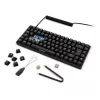 Teclado gaming mecánico Sharkoon Skiller SGK50S3 PBT negro amarillo RGB