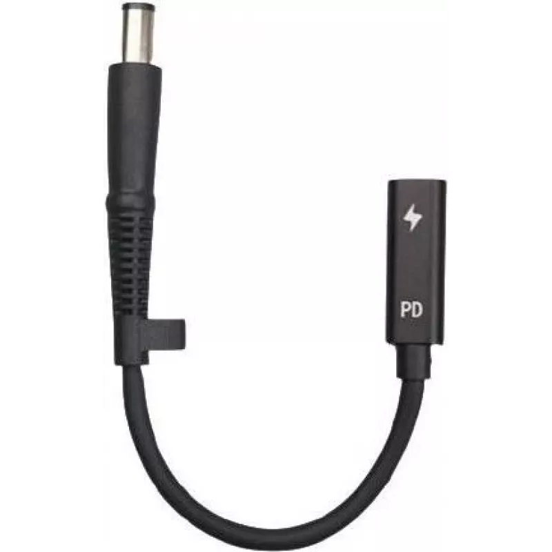 Adaptador de cable CoreParts MBXUSBC-CO0004 USB C 7.4*5.0 negro