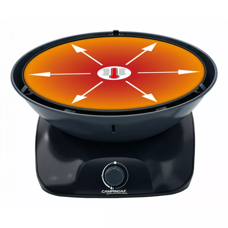 Parrilla de sobremesa Campingaz 2200 W butano gris modelo 2000038778