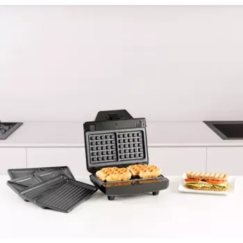 Tostadora / sandwichera Taurus Miami Legend 3 en 1 (modelo 968431000)