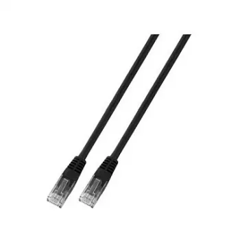 EFB-Elektronik Cable de parcheo RJ45 Cat.6 U/UTP PVC CCA negro 5m Fabricante: EFB Elektronik (K8100SW.5)
