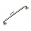 Barra de apoyo de acero inoxidable, ondulada, para baño, 60 cm