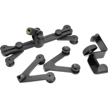 Soporte de almohadilla para soporte de micrófono Omnitronic IH-2 ajustable — soporte de almohadilla amortiguador para soportes de micrófono