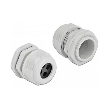 Prensaestopas DeLOCK 60382 gris plástico 2 uds.