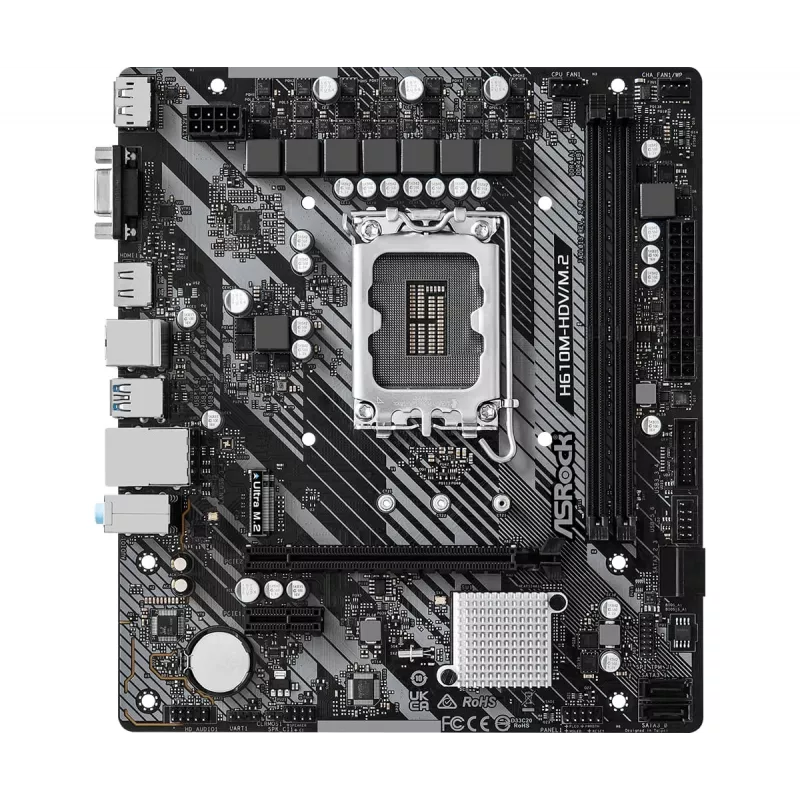 Placa base ASRock H610M-HDV/M.2 R2.0 LGA1700 DDR4 Micro-ATX