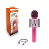 Micrófono MANTA MIC11-PK Rosa — con cable jack 3,5 mm, auricular ligero