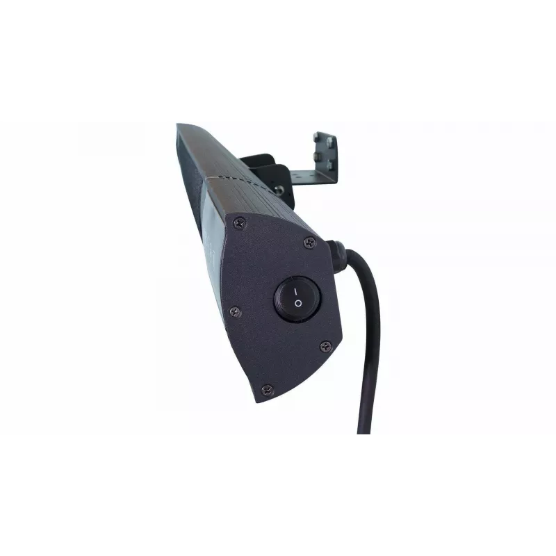 Radiador infrarrojo SUNRED RD-DARK-25, 2500 W, montaje en pared, IP55, negro