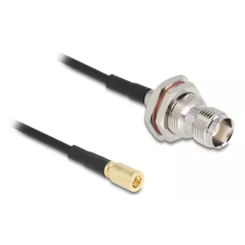 Cable de antena Delock conector hembra TNC a conector macho SMB RG-174 20 cm (90724)