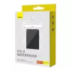Funda impermeable para móvil Baseus AquaGlide con cierre deslizante cilíndrico (blanco)