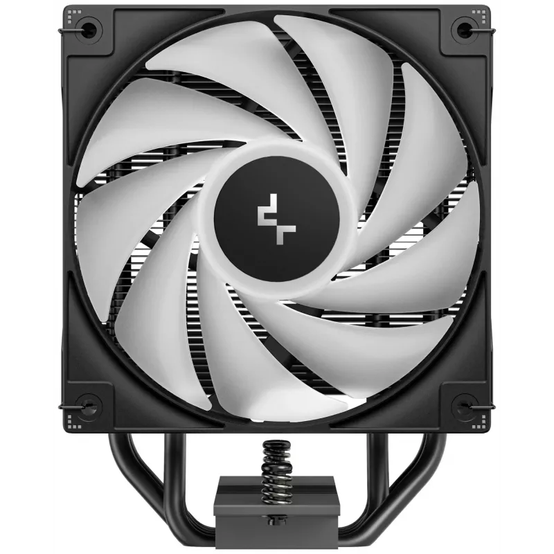 Ventilador DeepCool AG400 BK ARGB V2 120 mm negro — ventilador de CPU de 120 mm con rodamiento hidráulico, compatibilidad multisocket
